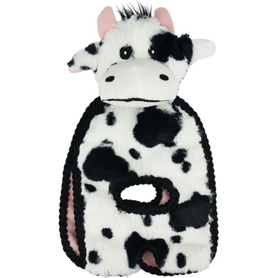 Multipet Squeaker Mat Tug kráva plyš 35,5 cm