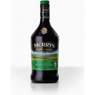Merrys Irish Cream Liqueur 17% 0,7 l (čistá fľaša)