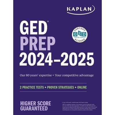GED Test Prep 2024-2025: 2 Practice Tests + Proven Strategies + Online