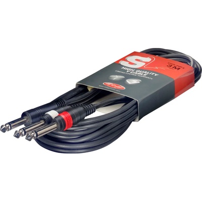 Stagg Кабел моно жак - два моно жака stagg - Модел syc3/p2p e 3 метра