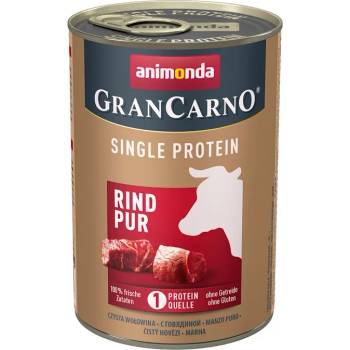 Animonda GranCarno® SP Pure Beef-Консервирана храна за кучета, само говеждо месо - един източник на протеин, 2 броя х 400 гр