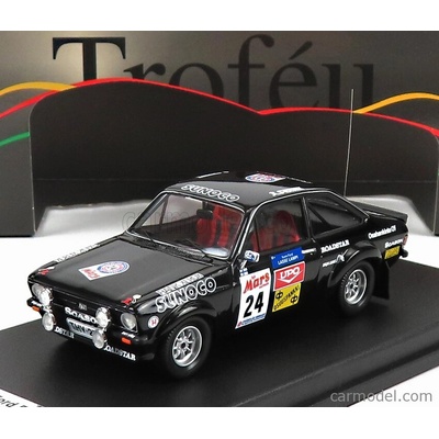 Trofeu Ford england Escort Mkii N 24 Rally 1000 Lakes 1979 L.lampi P.kuukkala Black 1:43
