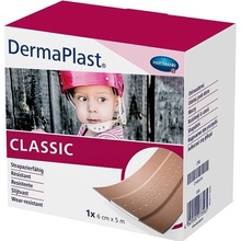 DermaPlast Classic, 6 cm x 5 m textilní s polštářkem