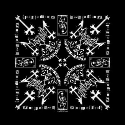 RukaHore šatka Mayhem Skull Omega čierna