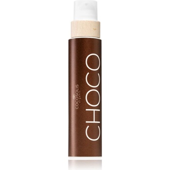 COCOSOLIS CHOCO масло за грижа и придобиване на тен без защитен фактор с аромат Chocolate 200ml