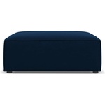 Micadoni Тъмносиня кадифена табуретка Jodie - Micadoni Home (MIC_POUF_51_F1_JODIE4)