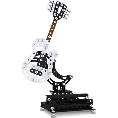 MetalCraft Метален конструктор MetalCraft, Стойка за телефон - Китара GL, бяла (M3184-W)