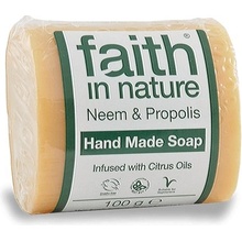 Faith in Nature tuhé mýdlo s Neem a propolisem 100 g