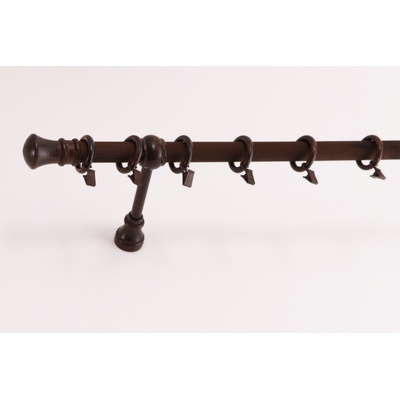 Garnyze-levne Garnýže Ořech Premium jednořadá 28 mm 150 cm