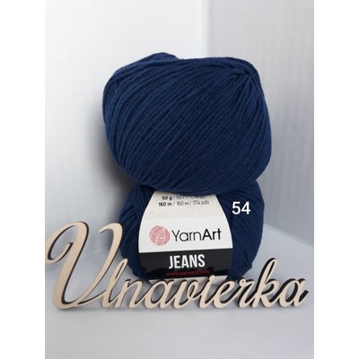 YarnArt Jeans 54 modrá tmavá