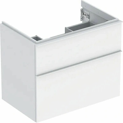 Geberit iCon 2x zásuvka, 74x47,6x61,5 cm, lakovaná mat, bílá 502.304.01.3