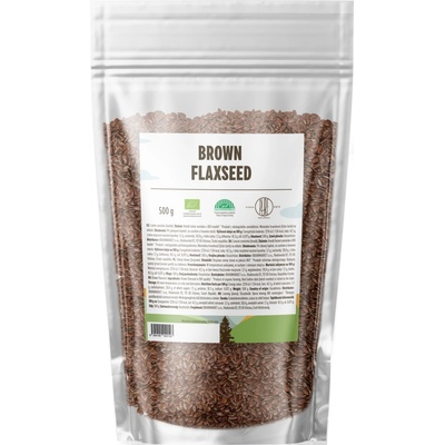 BrainMax Pure Ľanové semienko hnedé BIO 500 g