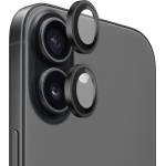 Blueo Протектор - Камера за iPhone 17 - Blueo - Оригинална метална рамка със стъклена леща - Черен