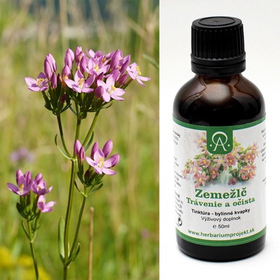Herbarium Projekt Zemežlč tinktúra 50 ml