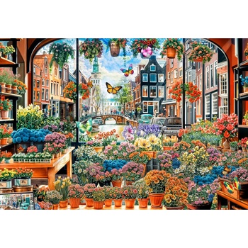 Grafika - Puzzle The Flowery Secret of Amsterdam - 1 000 piese