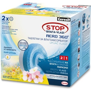 Ceresit Stop ВЛАГА ТАБЛЕТКИ 2Х450 g АРОМАТ ОТ ПРИРОДАТА ДИВИ ЦВЕТЯ ceresit sto (9000101124323)