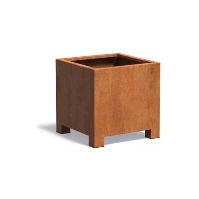 Ella Doris Mary Kvetináč 70x70x70cmoranžovo hnedý corten
