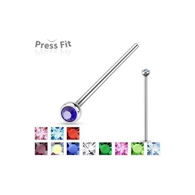Piercingate piercing do nosu s kamínkem PNO00265