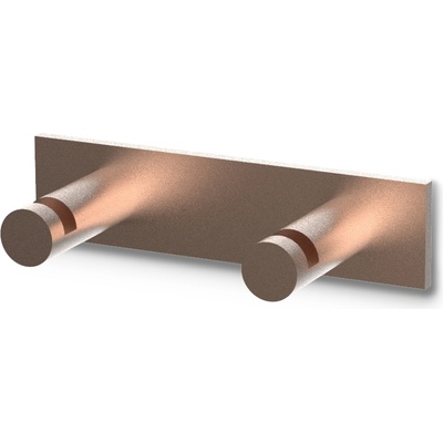 DECOR WALTHER Кука за кърпа Mikado Frame двойна с PVD покритие бронз (0524115)