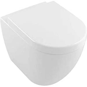 Villeroy & Boch Subway 2.0 - Стояща тоалетна, DirectFlush, CeramicPlus, алпийско бяло 5602R0R1 (5602R0R1)