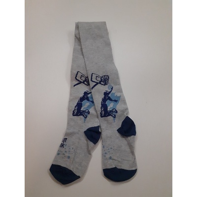Chlapčenské pančuchy Basketbal šedá bledá