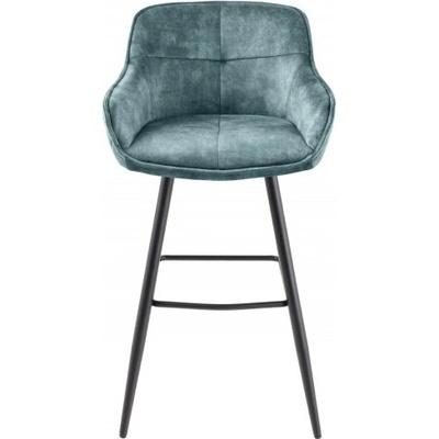 Ainnde EUPHORIA 100 cm petrolejová samet 2 ks