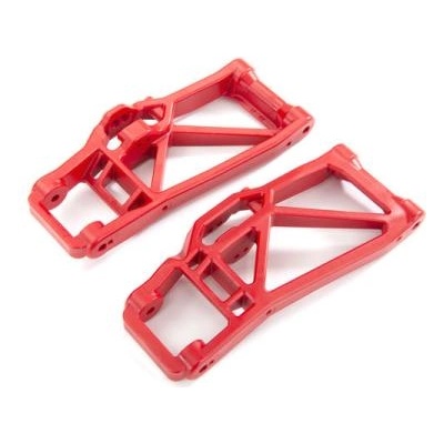 Traxxas долно шаси рамо червено (2)