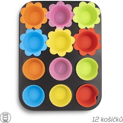 Orion Forma kov MUFFINY 12+košík cuk. papier 72 ks