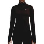 Nike Дамска тениска Nike Women's Tempo Swoosh HBR Dri-Fit Half-Zip Top Running shirt - Black / White (916-5410-0113)