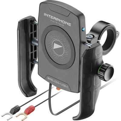 Interphone Univerzální držák Crab s bezdrátovým nabíjením a USB-C