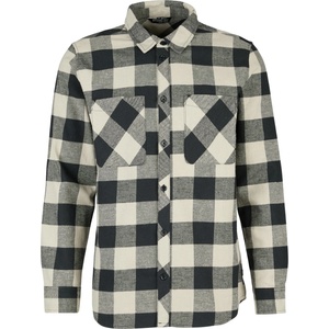 Stoic Мъжка риза с копчета Stoic MMXX. Sundsvall Check Shirt - Black / Fog Grey (033-2942-0113)