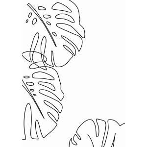 Veronika Boulová Плакат 29x41, 4 cm Monstera - Veronika Boulová (vboulova.27)