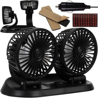 Xtrobb 23222 dvojitý ventilátor do auta černá | Zboží Auto