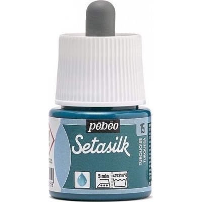 Pébéo Setasilk Копринена боя 15 Turquoise 45 ml 1 бр (69.4015)