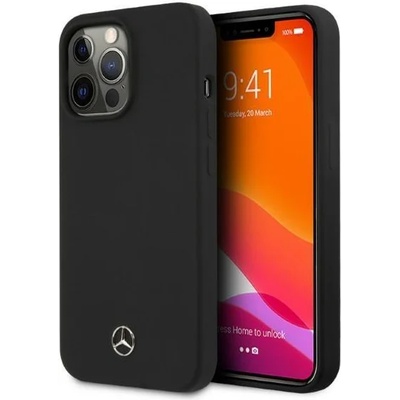 Mercedes-Benz Кейс Mercedes MEHMP13XSILBK за iPhone 13 Pro Max 6.7"", черен / черен, твърд, Silicone Magsafe (KXG0056529)