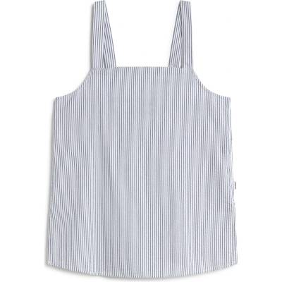 Ecoalf Дамски топ Ecoalf Women's Aria Shirt Top - Ecru / Blue Stripes (916-5475-0214)