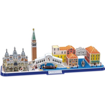 CubicFun 3D Пъзел Cubic Fun от 126 части - City Line Venezia (MC269h)