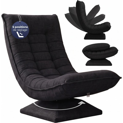 Casaria Aberdeen 87 x 60 x 105 cm černá 109636 – Hledejceny.cz