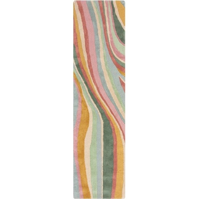 Flair Rugs Ръчно изработена вълнена пътека 60x230 cm Abstract Flow - Flair Rugs (503119377396)