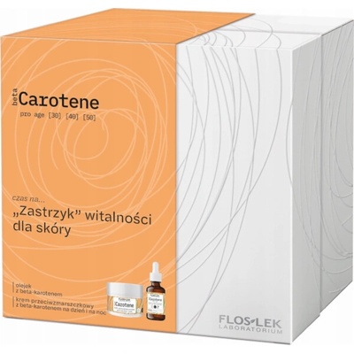 Floslek Betakarotenový olej s betakarotenem 30 ml + krém proti vráskám na den a noc 50 ml