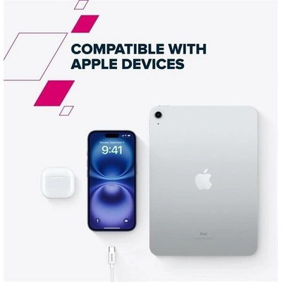 Canyon CC100AB USB-C / USB-C, PD 100 W, 2m, bílý