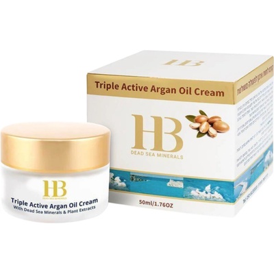 HB Dead Sea Minerals krém s trojitým aktivním arganovým olejem 50 ml – Hledejceny.cz