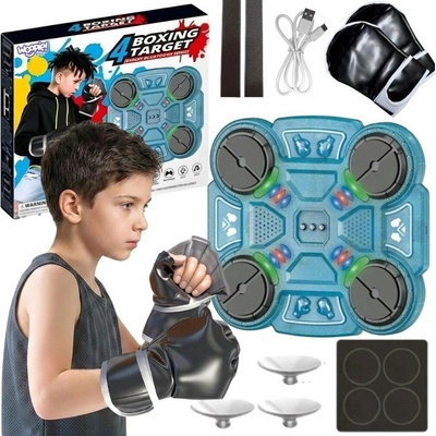 Woopie inteligentní hudební boxovací terč na zeď modrý