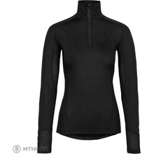 Johaug Lithe Tech-Wool Half Zip dámské triko true black