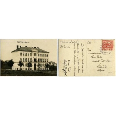 Zábřeh / Hohenstadt. Mädchenheim. 1919. – Zboží Dáma