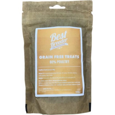 Best Breeder Grain Free 80% Poultry Dog Treats 100 g