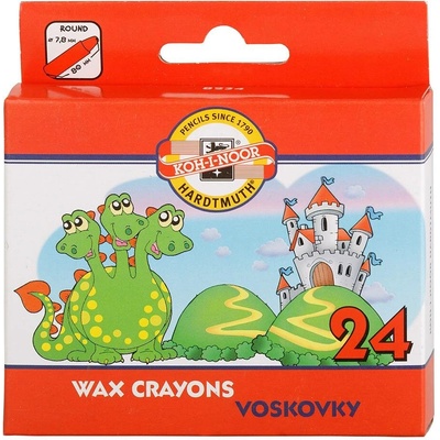 Koh-i-noor Pastelky voskové 8234/24 v krabičce