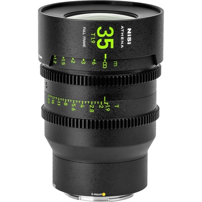 NiSi Cine Lens Athena Prime 35mm T1.9 E-Mount Without Drop-in Filter