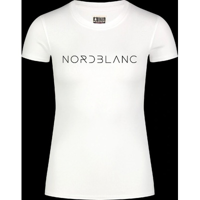 NORDBLANC Bavlnené tričko dámske GRASS Biela