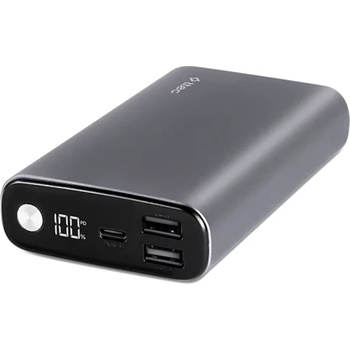 Image 1 of Ttec Външна батерия ttec ReCharger Pro LCD 15.000mAh PD 65W Powerbank S - Сива